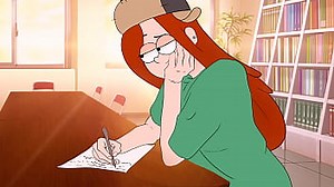 He writes a frank explanatory note at school &excl; Gravity Falls Hentai Wendy&excl; 2d Porn cartoon