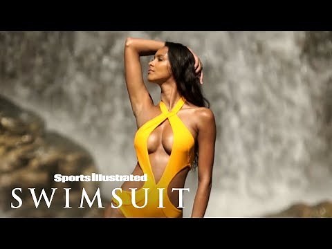 Lais Ribeiro Dares To Take On The Epic Waterfalls Of Sumba Island | Sports Illustrated Swimsuit