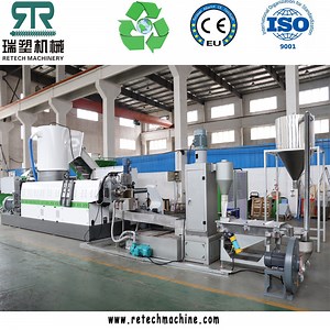 [Hot Item] Retech Waste Plastic HDPE/PE/PP/Pet Strap/HDPE Bottles /Films/Woven Bags Recycling Crushing Washing Pelletizing/Granulator