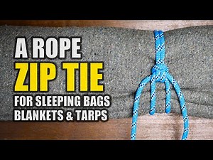 How to tie a ROPE ZIP TIE? | A Woodland Zip Tie Knot