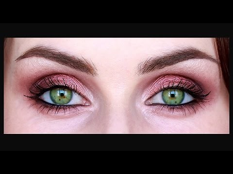 Smokey Burgundy look for GREEN Eyes | LetzMakeup