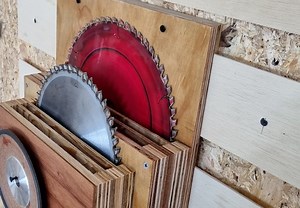 2.7K views · 30 reactions | saw blade storage rack woodworking | Woodworking Guide | Facebook