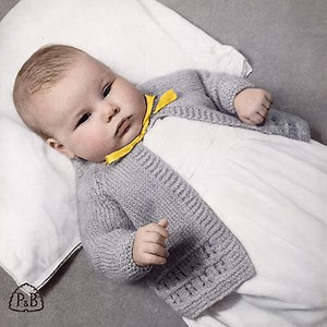 Vintage Baby Knitting Pattern Beetle Tracks Lace Cardigan 18-19” 4 Ply Wool - Etsy Australia