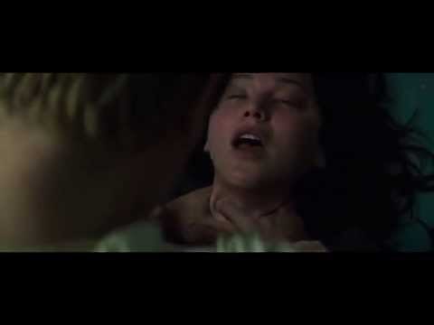 Mockingjay part 1 - hijacked Peeta chokes Katniss full scene HD