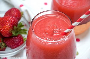Strawberry Frosé {Frozen Rosé Slush} Recipe