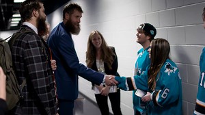 87K views · 508 shares | The #SJSharks hosted Billy Foley and his family, who were recently affected by the wildfires in Fort McMurray, to Game 4 of the WCF. Donate at www.sjsharks.com/wildfires | San Jose Sharks | Facebook