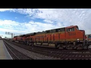 BNSF empty baretable and a GENSET