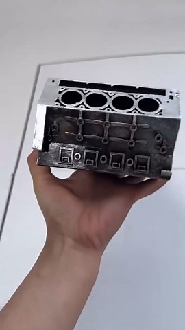 Ls Business Card & Pencil Holder, V8 Engine Model Business Card Holder, V8 Engine Block Name Card and Pen Holder, Engine Block Business Card Stand and Pen Pencil Holder 3D Printed Office Supply(3pcs)