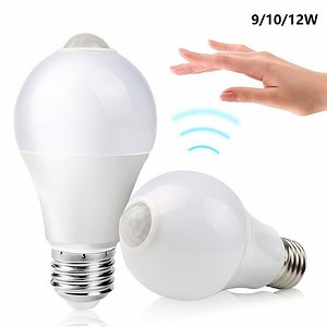 [Hot Item] Bombilla LED con sensor de movimiento por radar 5W luz de seguridad bombilla interior lámpara LED