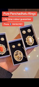 470 reactions · 41 comments | Pure Panchadhatu Ring Lifetime colour...