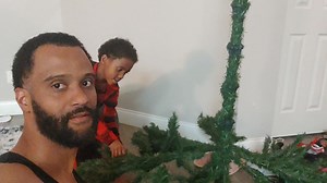 1K views · 112 reactions | Setting up the Christmas tree with my big boy Phoenix! #FatherSon #Holidays #Memories #seasonsgreetings #blamethecomic | Blame the Comic | Facebook