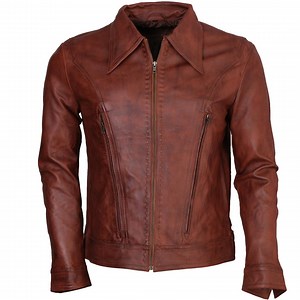 X-men Wolverine Leather Jacket: Days of Future Past, Brown Waxed - Etsy