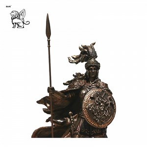 [Hot Item] Roman Bronze Athena Statue Female Character Soldier Sculpture Bsd-23