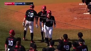 Josh Caron with an absolute moonshot! 🚀 | Nebraska Baseball