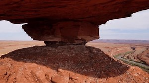 Aerial Shot Amazing Balancing Rock Formation Stock Footage Video (100% Royalty-free) 3396837183 | Shutterstock