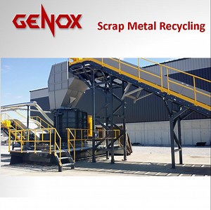 [Hot Item] Electric Scrap Metal Recycling Shredder/Two Shaft Shredder