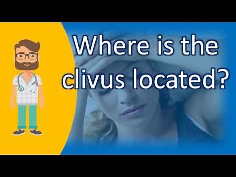 Where is the clivus located ? | Best Health FAQ Channel