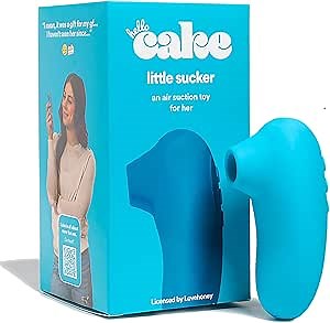 Hello Cake Little Sucker - Clitoral Stimulation with 10 Suction Modes - Can Last Up to 70 Minutes - Rechargeable & Shower Ready - Adult Sex Toy for Women