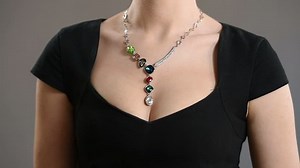 Necklace On Neck Breast Closeup Stock Footage Video (100% Royalty-free) 17699053 | Shutterstock