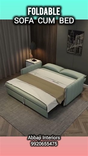Modern Foldable Sleeper SOFA BED for small rooms 😀👍