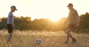 Family Plays Soccer Together Open Field Stock Footage Video (100% Royalty-free) 3991685175 | Shutterstock