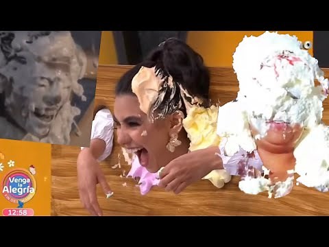 Multiple Women Pied In The Stocks Compilation!
