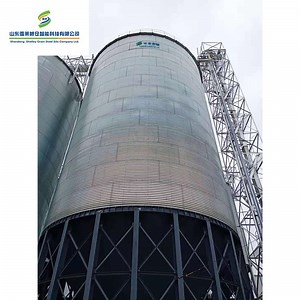 [Hot Item] Farm Used Corn Wheat Storage Galvanized Steel Grain Silos for Sale