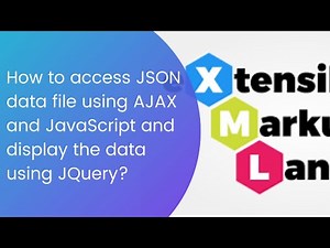 How to access JSON data file using AJAX and JavaScript and display using JQuery?