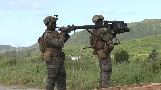 U.S. Marines Fire the Stinger Missile System in Okinawa