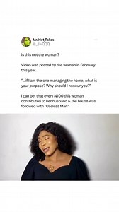 Man bashes lady who granted an interview where she asked Nigerians for help while narrating her marital woes, says she must’ve been a bad wife to her husband | Sabi Radio