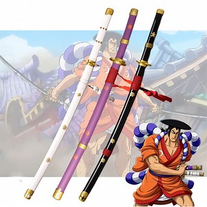 [Hot Item] Hot Selling 104cm 41in Cosplay Sword Anime Katana One Piece Kozuki Oden Ame No Habakiri Yama. Sword