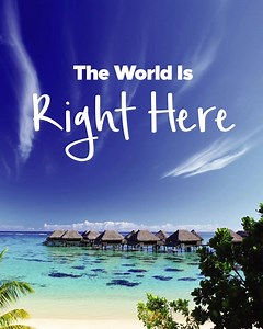 Swim up to your room at Hilton Moorea Lagoon Resort & Spa and discover why the world is #RightHere. | Hilton Hotels & Resorts