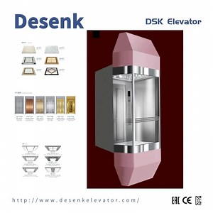 [Hot Item] Safe and Economic Sightseeing Elevator Passenger Elevator Home Elevator with Glass Cabin Wall