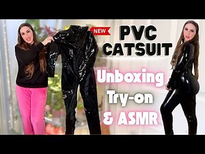 New PVC Catsuit Unboxing, Try-On & ASMR
