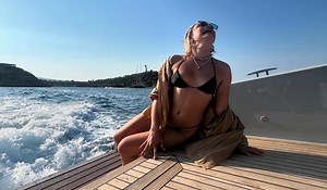 Florence Pugh Smolders in a Black Bikini on Turkey Vacation After Slamming Body-shamers