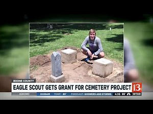Eagle scout gets cemetery project grant