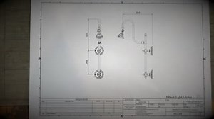 Antique brass gas lamp hand crafted in our workshop. So many...