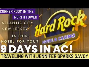 Hard Rock AC North tower corner room and resort stay! Pool Body rock gym and spa tour