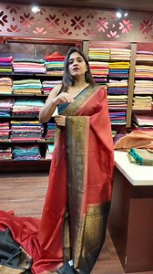 10K views · 92 reactions | Style Code: 15072525Cost: ₹18,600Pure Desi Tussar Banarasi ✨A timeless weave for those who love elegance in its purest form. WhatsApp us at 9895355800 for queries For more shades, visit our store! | AshimaFashionstore | Facebook