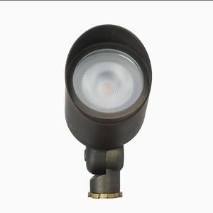 [Hot Item] LED Garden Brass Lawn Light with 5W Spotlight Outdoor Waterproof Landscape Lighting Pathway Yard Spike Bulb Lamp