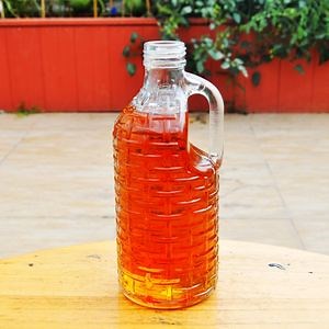 [Hot Item] Embossed Rubber Stopper Glass Bottle for Distillery