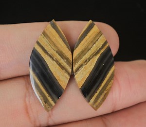 Cabochon de jaspe Java Stripe : pierre de jaspe paysage (31 mm) - Etsy France