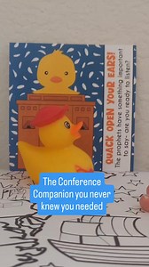 Make General Conference extra special with these adorable rubber...