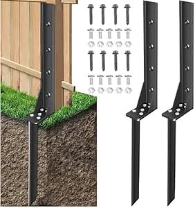 4 Pcs Fence Post Repair Kit