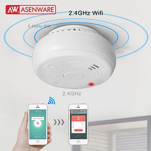 [Hot Item] Asenware Standalone Battery WiFi Smoke Detector