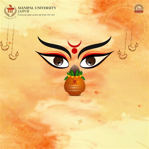 Manipal University Jaipur wishes you all an auspicious Maha Navami. May Maa Durga guide you on the path of prosperity, power, & positivity. Have a blissful Maha Navami. #ManipalUniversityJaipur #MUJ #Navratri #MaaDurga #MahaNavami | Manipal University Jaipur