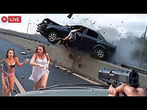 MOST BRUTAL High-Speed Police Chases Caught on Dashcam You Wouldn't Believe if Not Filmed #LIVE 4