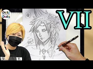 The BEST part of FF7 Remake｜Drawing Cloud in a Dress [feat. Uchida Shinnosuke]