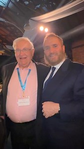 This is the Holocaust Survivor, who as a boy, was filmed by the Red Army showing the number tattooed on his arm, and he was only four years old #Auschwitz80 | Rabbi Shmuley Boteach