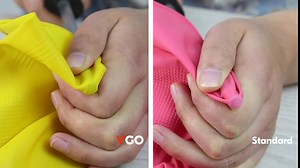 Vgo... 10pairs Household Cleaning Gloves Reusable, Gloves Rubber Long Sleeves Kitchen Dishwashing, Extra Thickness Non-slip(XL)